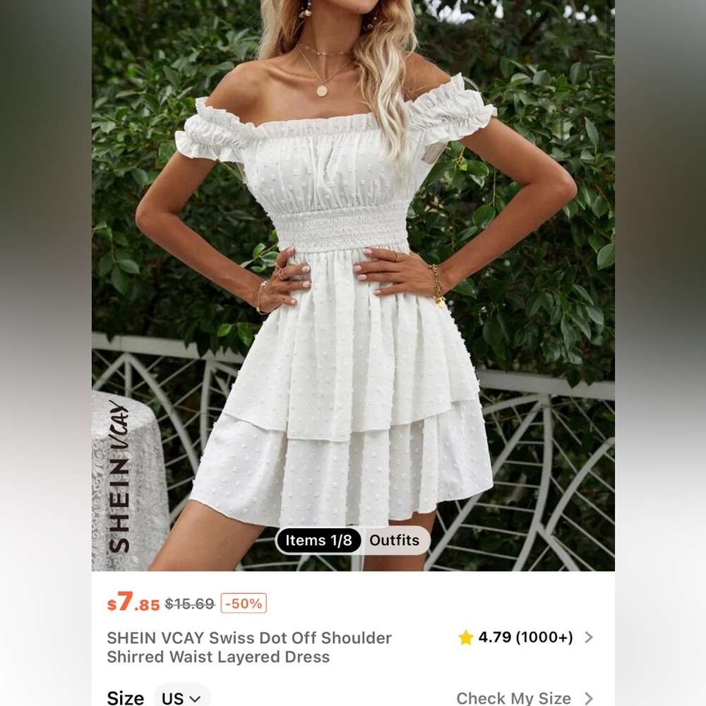 White dress